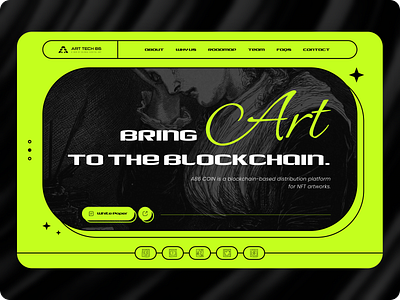 Art Tech 86 - Blockchain Website a86 art art tech art website blockchain blockchain design blockchain website design technology technology website ui ui ux ui ux design web design website website design