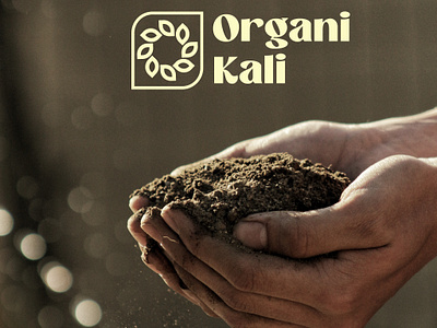 Organi Kali Logo: Organic Food Company brand identity branding graphic design green logo logo design minimal minimal logo modern logo natural nature organic