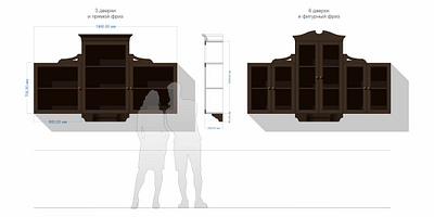 Project of a showcase for a local history museum carpentry workshop corel draw cranz furniture handmade museum nature project showcase zelenogradsk