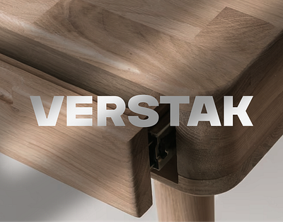 Verstak logo branding graphic design logo wooden furniture