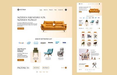 MISTIRUM website design branding graphic design ui