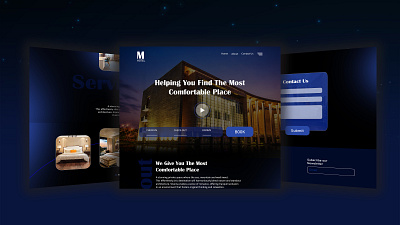 M International Hotel 3d animation branding graphic design ui