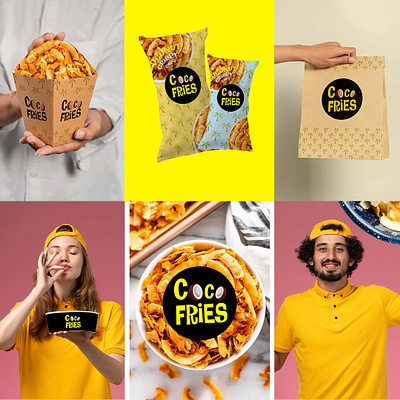 COCO Fries animation branding graphic design logo ui