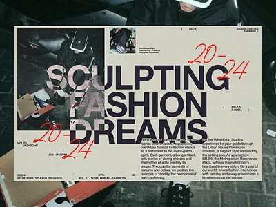 Veiled Vagabond animation brand branding design digital fashion grid layout street typography undergraound web