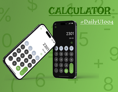 Modal For Calculator - DailyUI Day004 dailyui dailyui001 design mobile application dailyui001 ui ui ux design