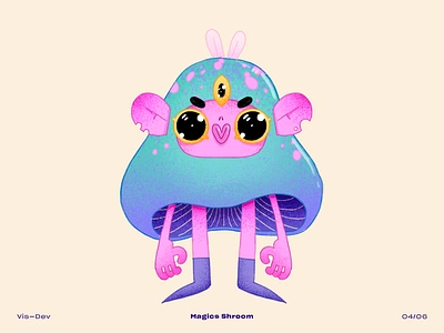 Magics Shroom artwork character character design creature fairy handmade magic mushroom shroom visual development