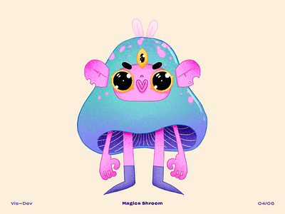 Magics Shroom artwork character character design creature fairy handmade magic mushroom shroom visual development