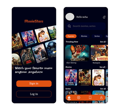 movie app ui design graphic design movie app ui design ui