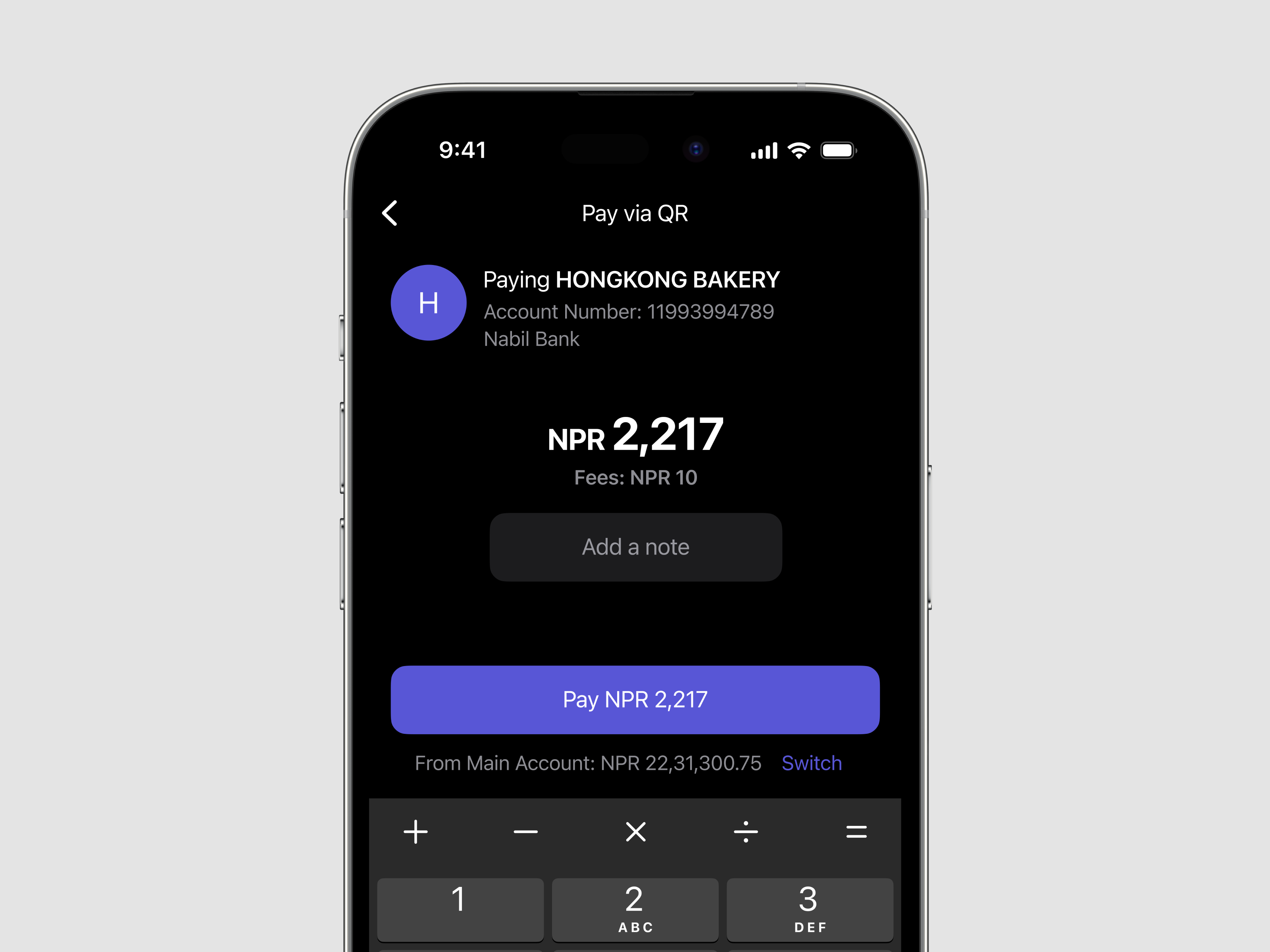 Payment Screen Concept app calculator checkout checkout screen clean finance app clean ui concept dark dark mode finance app fintech minimal payment payment screen send money sending money sending money screen ui uiux ux