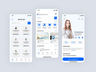 Doctors appointment app appointment design doctor app doctors app doctors appointment app health mobile app ui ux