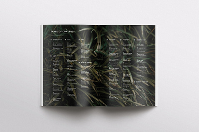 Ivy Leaves Publication — Printer's Marks book branding icons marks printers marks publication design spread design