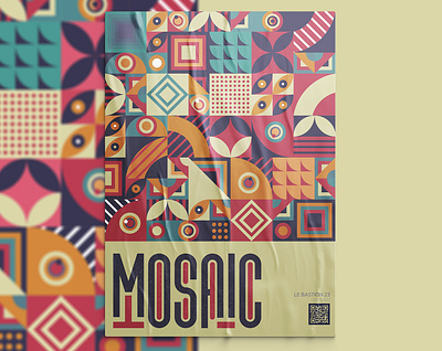 kaleidoscopic #4 branding graphic design mosaic poster shapes