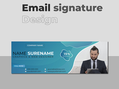 Email signature design design email design graphic design signature