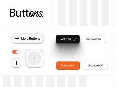 Week 2 ·Juicy Buttons app ui buttons minimal mobile app neumorphic saber saber ali ui
