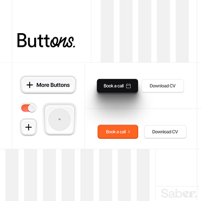 Week 2 ·Juicy Buttons app ui buttons minimal mobile app neumorphic saber saber ali ui
