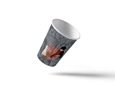 coffee cup design graphic design