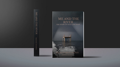 Book Cover Design autobiography book bookcover branding dark design figma graphic design illustration illustrator lake mockup photoshop product design theme ui ux