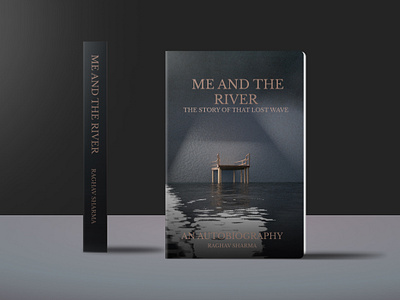 Book Cover Design autobiography book bookcover branding dark design figma graphic design illustration illustrator lake mockup photoshop product design theme ui ux