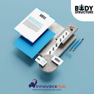 Yoga Brand Identity- Body Structure advertisingagency bodystructure bodystructurelogo brandidentity brandlogo diet digitaldesign fitness gym health healthandwellness innovatixdesigns innovatixhub nature physicalfitness professionallogo stationery structurelogo wellness yoga