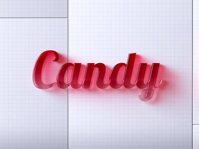 Candy 3d art c4d cinema4d colorful design glass render
