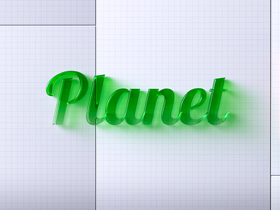 Planet 3d art c4d cinema4d colorful design glass render