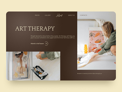 Art therapy design graphic design illustration typography ui ux