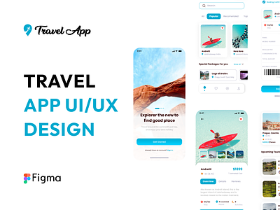 Unveiling Wanderlust: A Visual Odyssey in Travel App Design best mobile app best travel app design modern ui design travel app design travelapp ui uiux uiux project