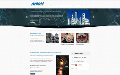 Industrial Web Design - Chemicals branding chemicals company web design industrial web design