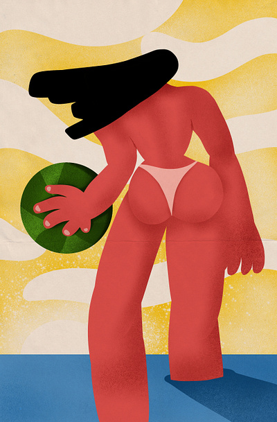 Summer Girl character erotic eroticart illustration women