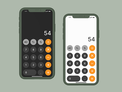 Daily UI // 004 Calculator app calculator daily ui design digital product ipone mobile ui product design simple ui ui user interface ux