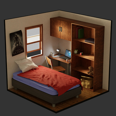 3D Bedroom render 3d graphic design illustration photography