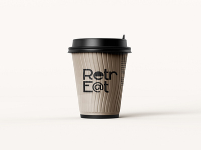 RetrEat. Coffee House ( Brand Identity ) 3d branding graphic design logo ui