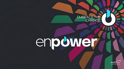 Branding enPower 3d branding graphic design logo