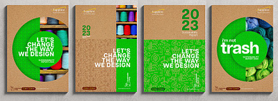 Sustainability Report Design 3d graphic design