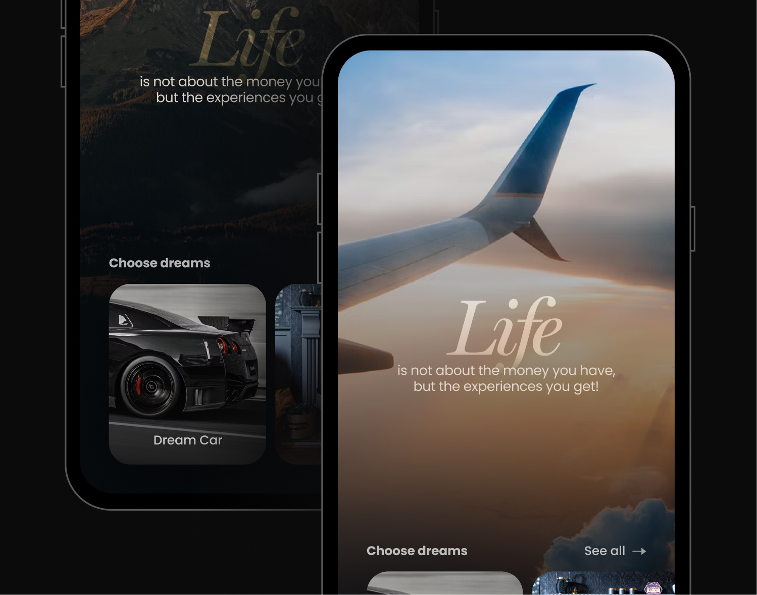 Runrate app onboarding design animation app app design dark mode design figma finance fintech inspiration interface investment mobile app mobile ui onboarding premium product design screen ui ux welcome