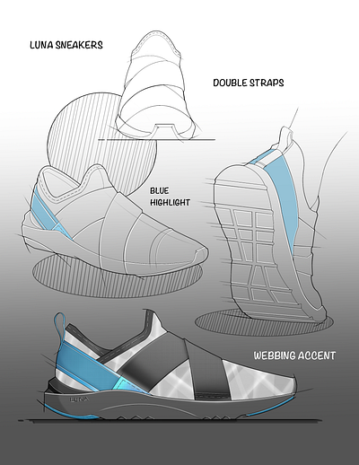 Shoe Ideation design digital illustration industrial design sketch