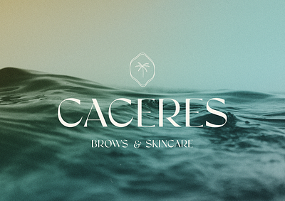 Caceres Brows & Skincare branding graphic design icondesign illustration logo ui