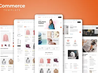 eCommerce Website branding commerce design figma graphic design homepage illustration landing page logo ui ux web design website
