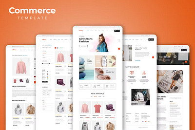 eCommerce Website branding commerce design figma graphic design homepage illustration landing page logo ui ux web design website