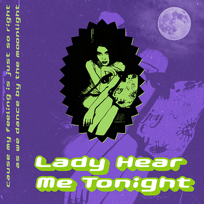 Lady Hear Me Tonight - Zine - Y2K digtal art graphic design visual art y2k