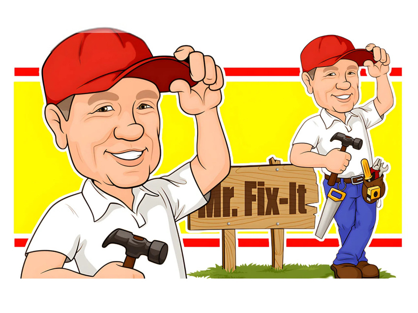 I Draw funny caricature portrait headshot avatar from a photo best caricature artist on fiverr builder caricature builder cartoon caricature caricature design cartoon charcater custom avatar fiverr custom caricature custom caricature design custom cartoon worker design fiver design fiver.comabrang fiverr caricature artist funny caricature handy man caricature logo mascot top caricature artist on fiverr worker caricature