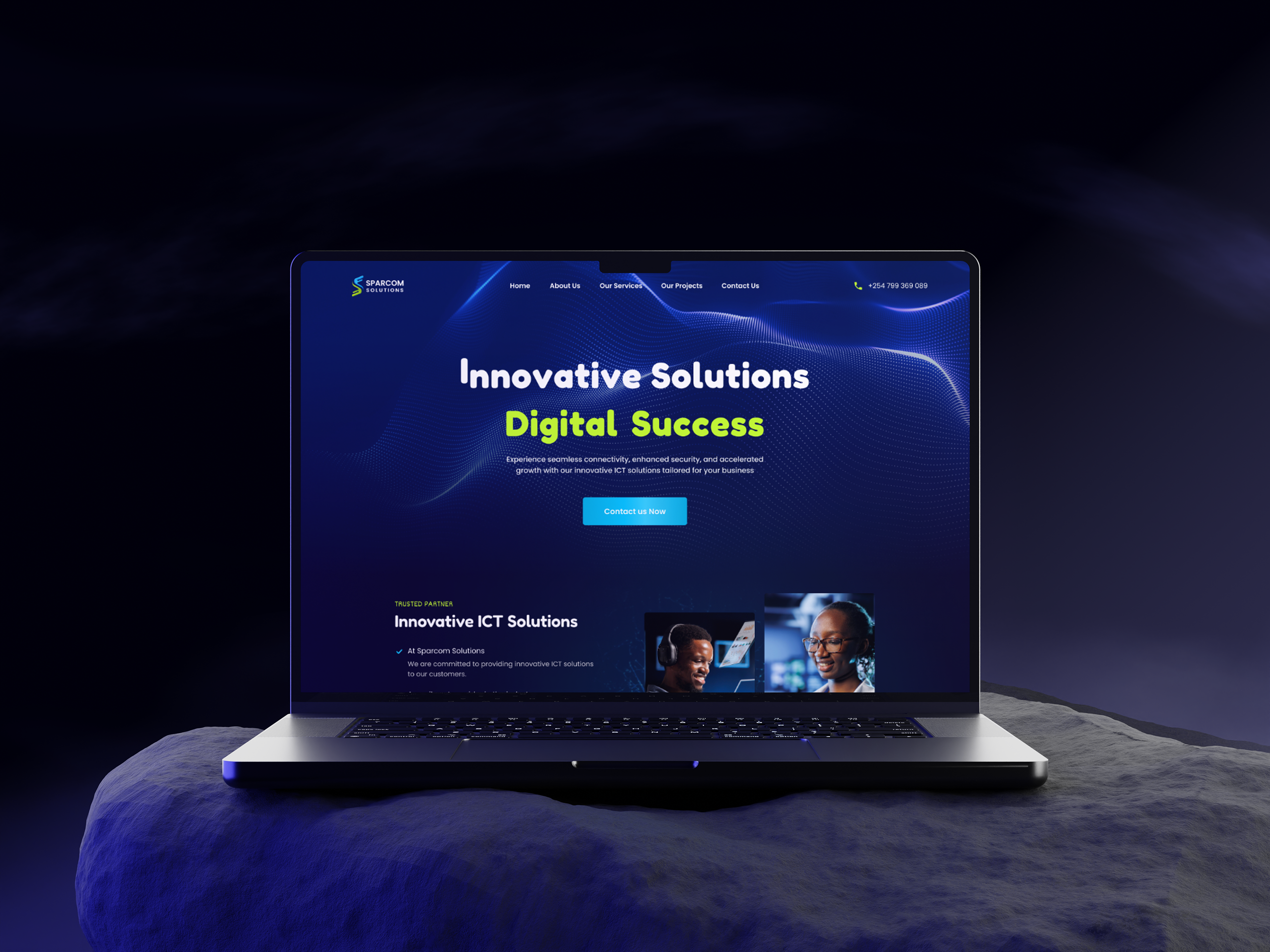 Digital Solution - landing page ux/ui adaptives brand identity branding clean design crypto design digital digital design e commerce it design landing landing page logo markering design site ui ui design ux web design website