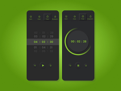 Countdown Timer app design app ui design figma ui ui ux