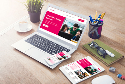 E-Learning Website e learning ui user interface ux web