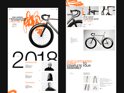 Firefly - bike shop bicycle bike bikeshop ecommerce graffiti landing logo minimalism shop street ui ux website