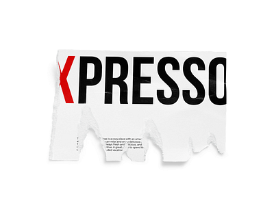 coffee shop xpresso graphic design