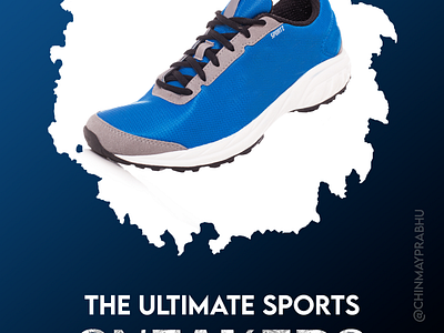 Sportz Sneakers Poster Design advertising design designer graphic design poster poster design social media post sportz