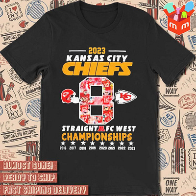 2023 Kansas City Chiefs football 8 Straight AFC West Division Ch