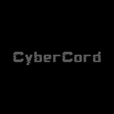 CyberCord font branding design font graphic design illustration typography vector