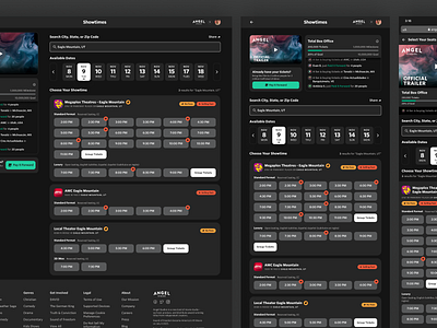 Theatrical Experience movie seat map showtimes theatrical ticket buying experience tickets tv